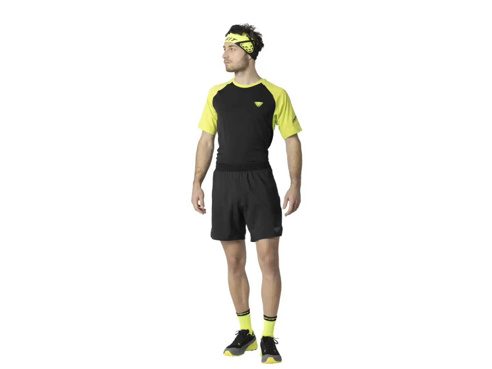 Dynafit Alpine Pro 2v1 pánské běžecké kraťasy Black Out