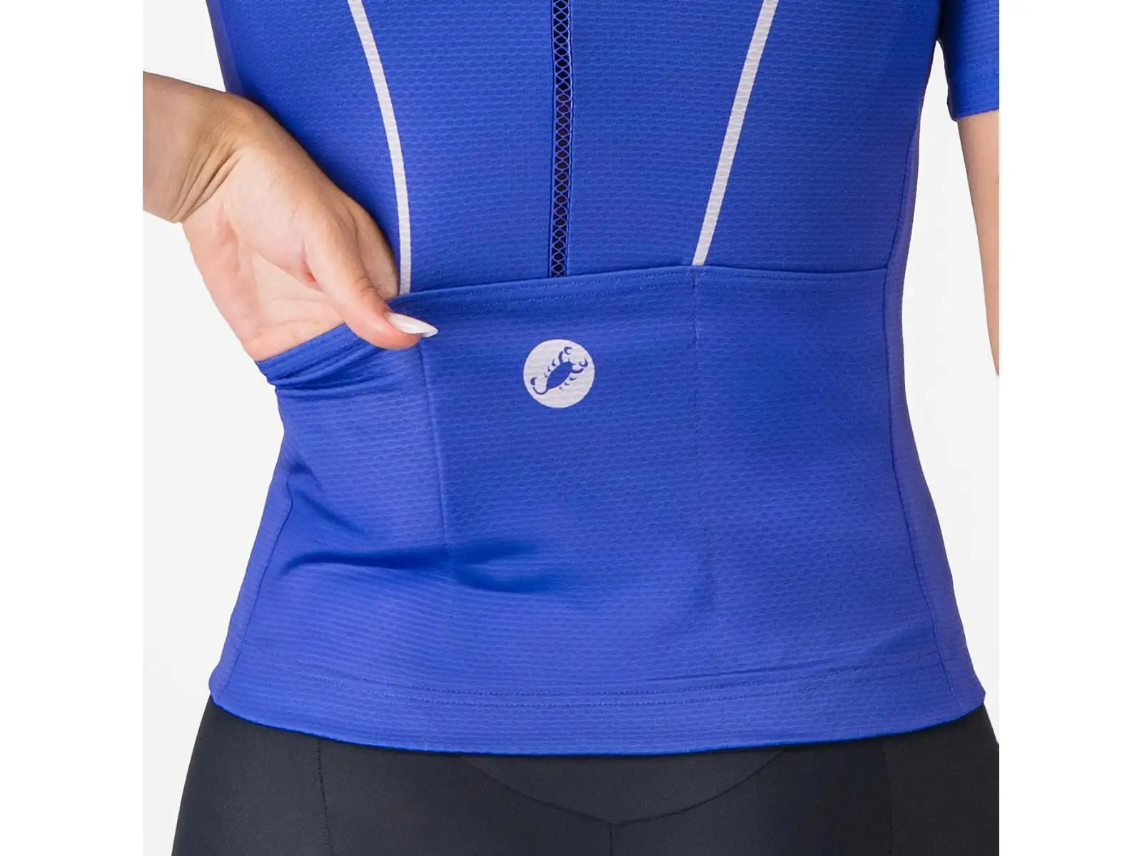 Castelli Anima Flow dámský dres Ultraviolet/Purple Mist