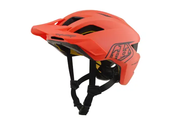 Troy Lee Designs Flowline Mips dětská přilba Point Coral/Charcoal