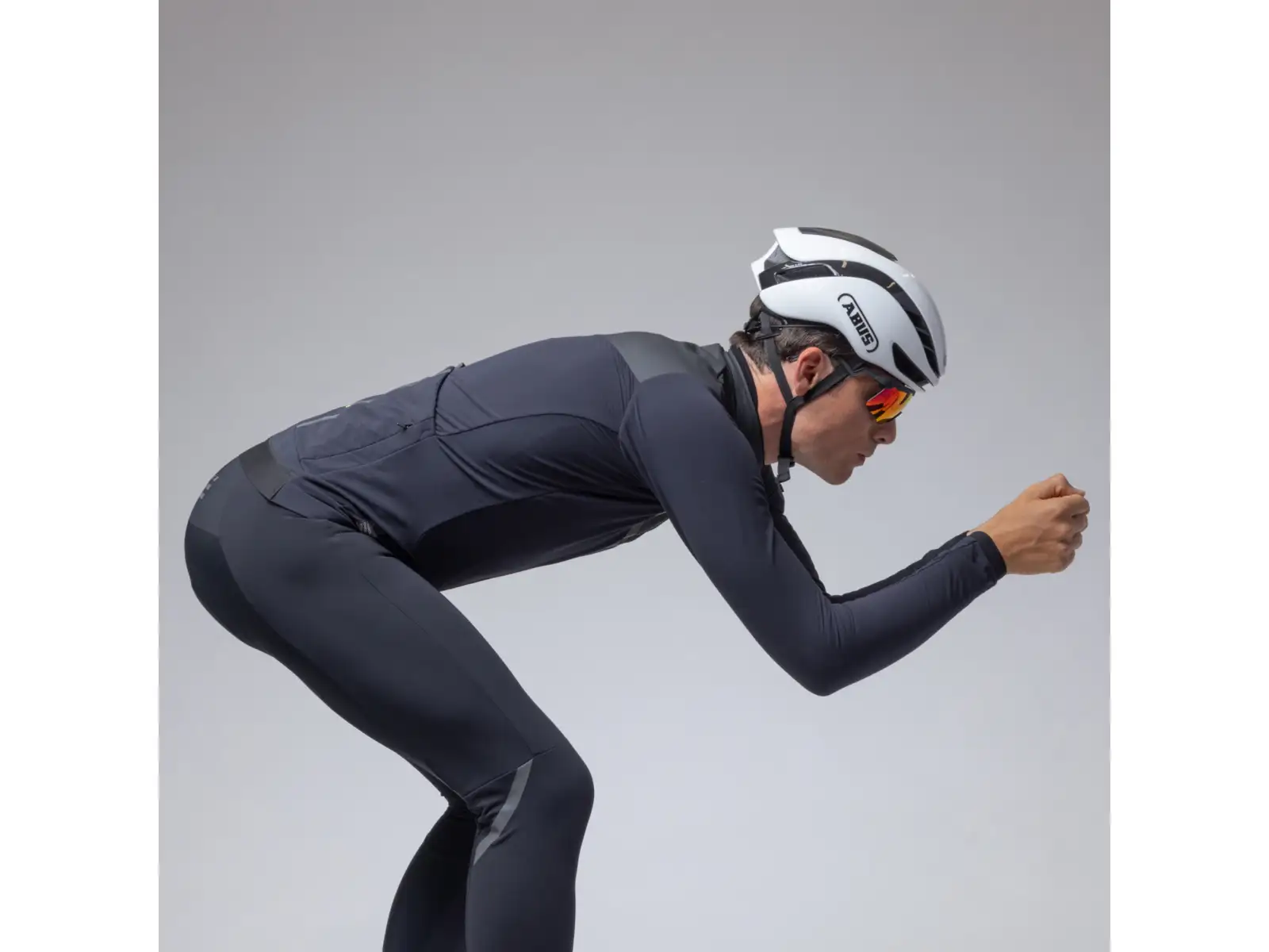 Alé R-EV1 Wool Speed pánská zimní cyklistická bunda Black