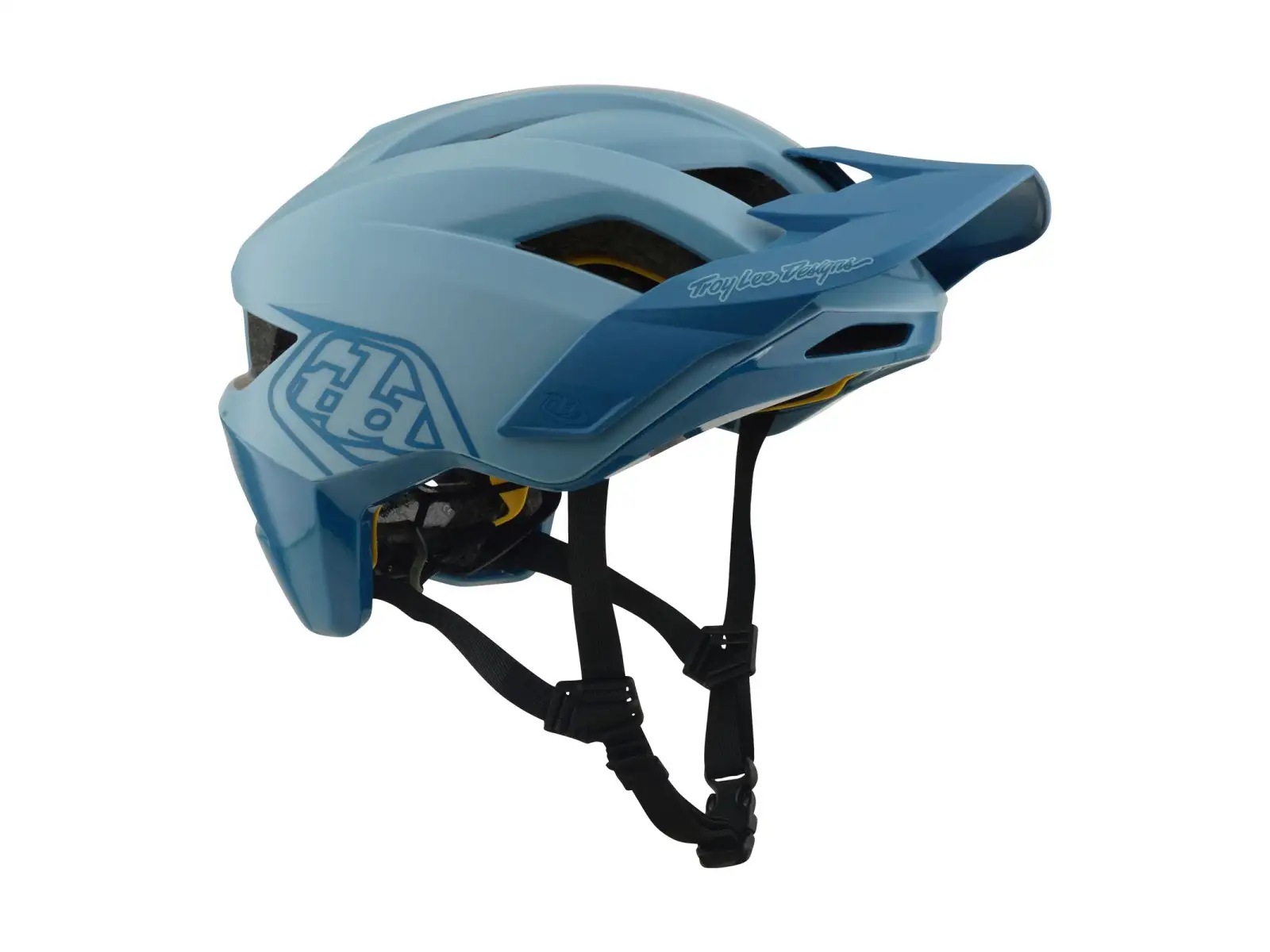 Troy Lee Designs Flowline MIPS přilba Point Dawn Blue/Sapphire