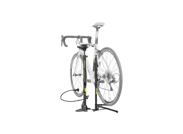 Topeak Transformer XX floor pump with stand, dílenská pumpa a stojan