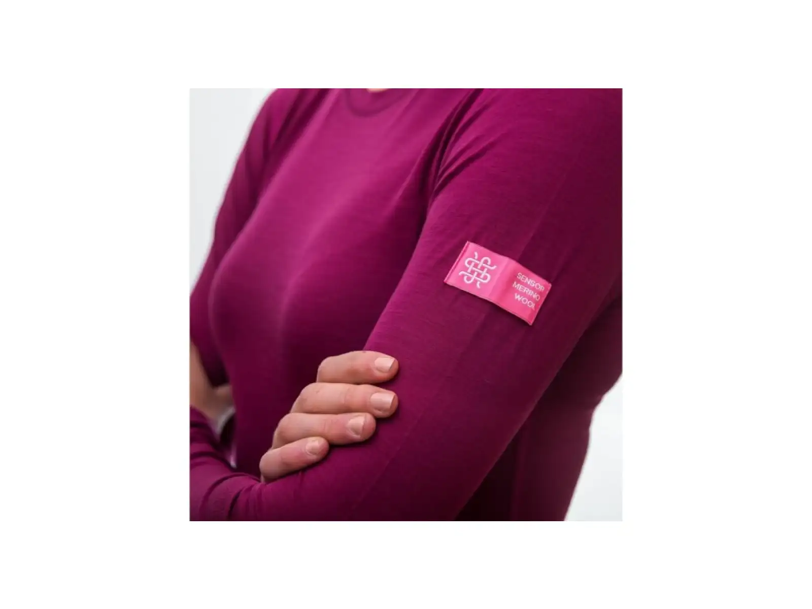 Sensor Merino Active dámské triko dlouhý rukáv Lilla