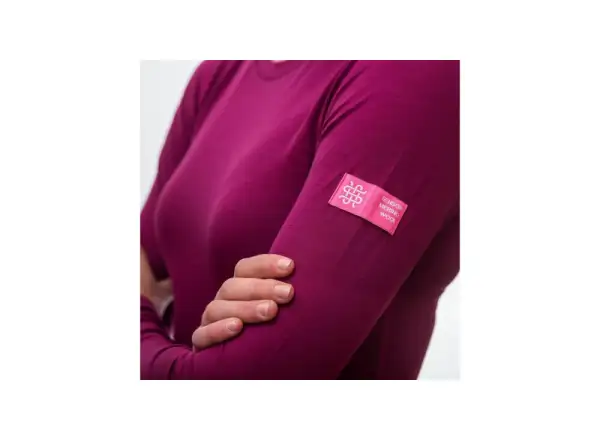 Sensor Merino Active dámské triko dlouhý rukáv Lilla