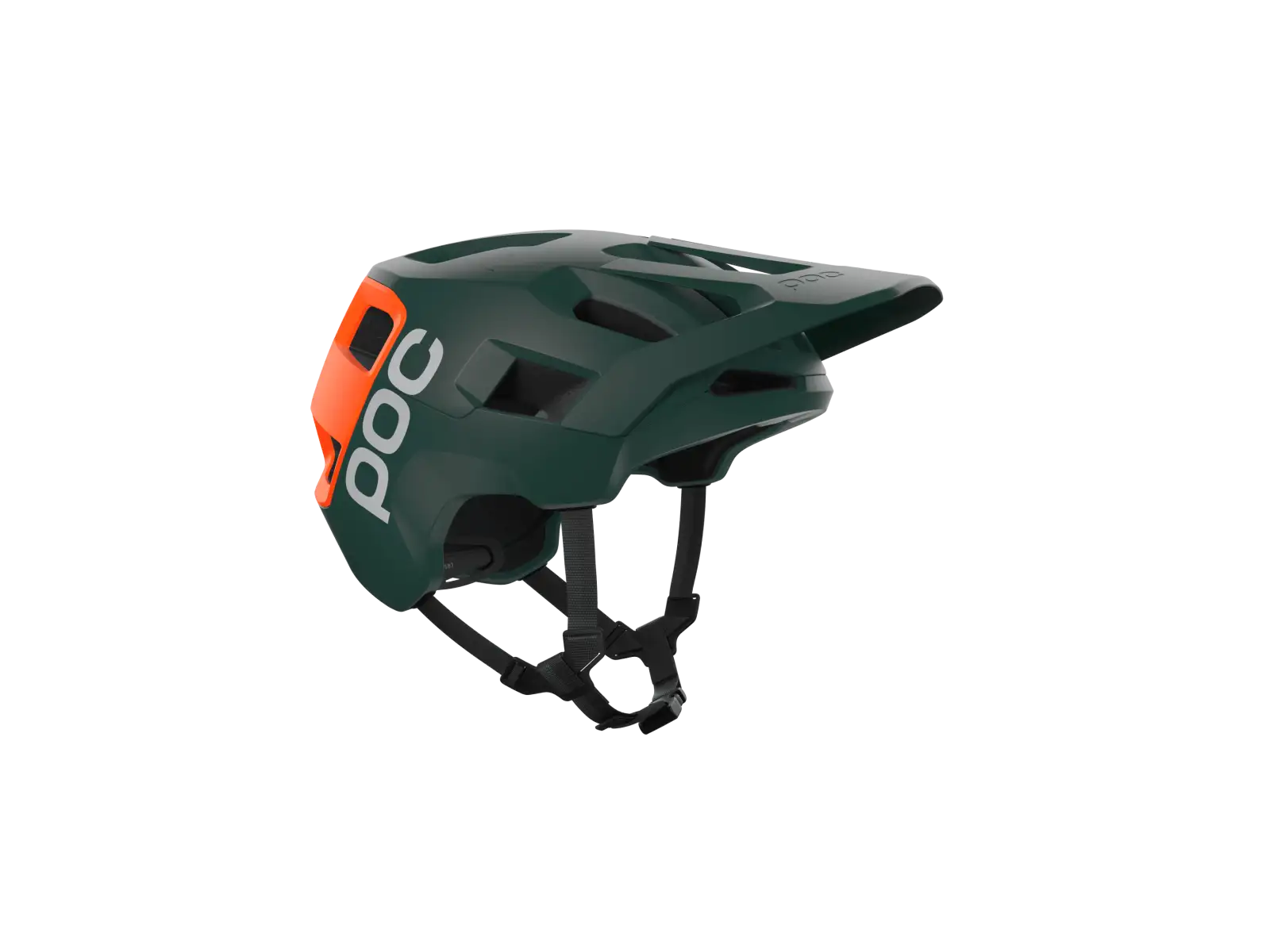 POC Kortal Race MIPS MTB přilba Pargasite Green Matt/Fluorescent Orange Matt