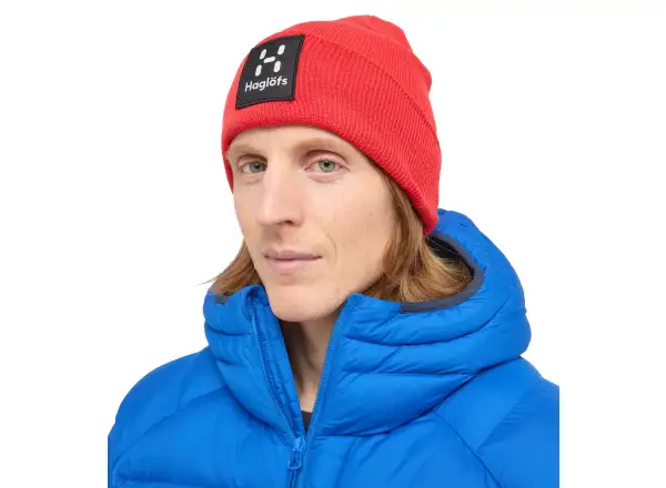 Haglöfs Aze čepice Bright Red vel. UNI