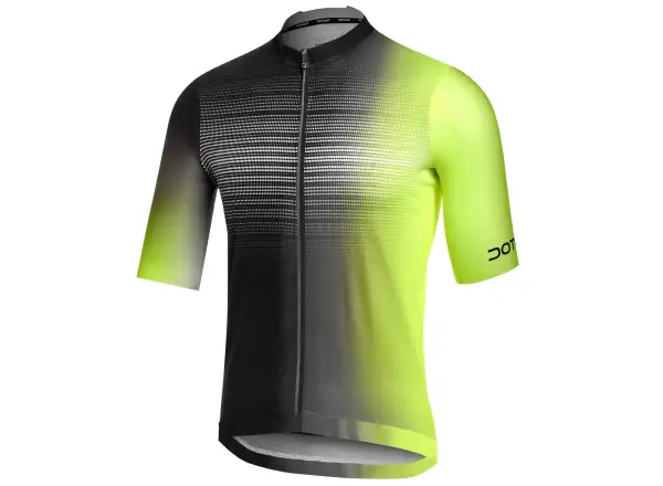 Dotout Fanatica 2.0 pánský dres krátký rukáv Black/Fluo Yellow