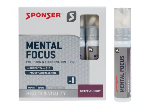 Sponser Mental Focus 5 x (25 ml + 2 kapsle)