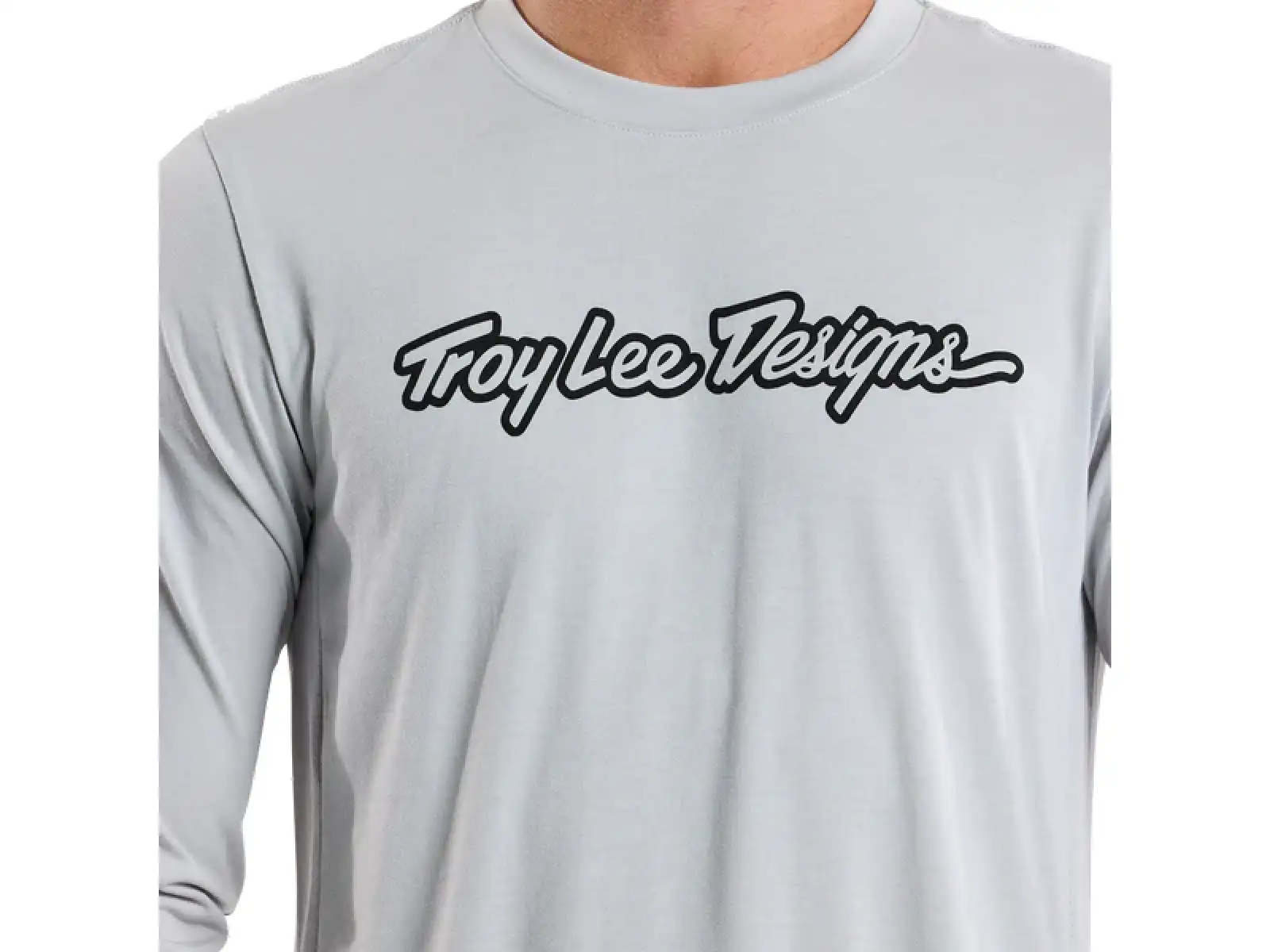 Troy Lee Designs Skyline Ride Tee Signature pánský dres dlouhý rukáv Mist