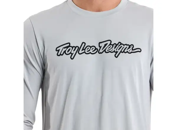 Troy Lee Designs Skyline Ride Tee Signature pánský dres dlouhý rukáv Mist