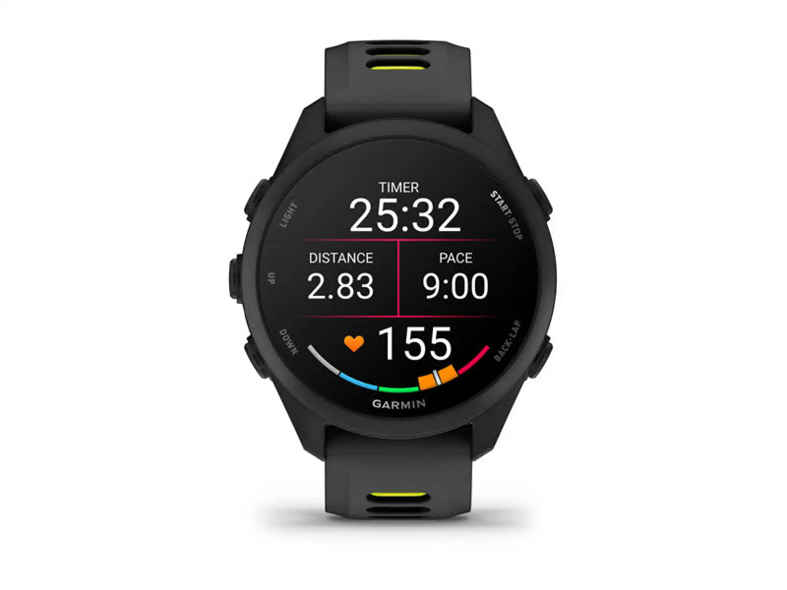Garmin Forerunner 170 Black s řemínkem Black/Amp Yellow
