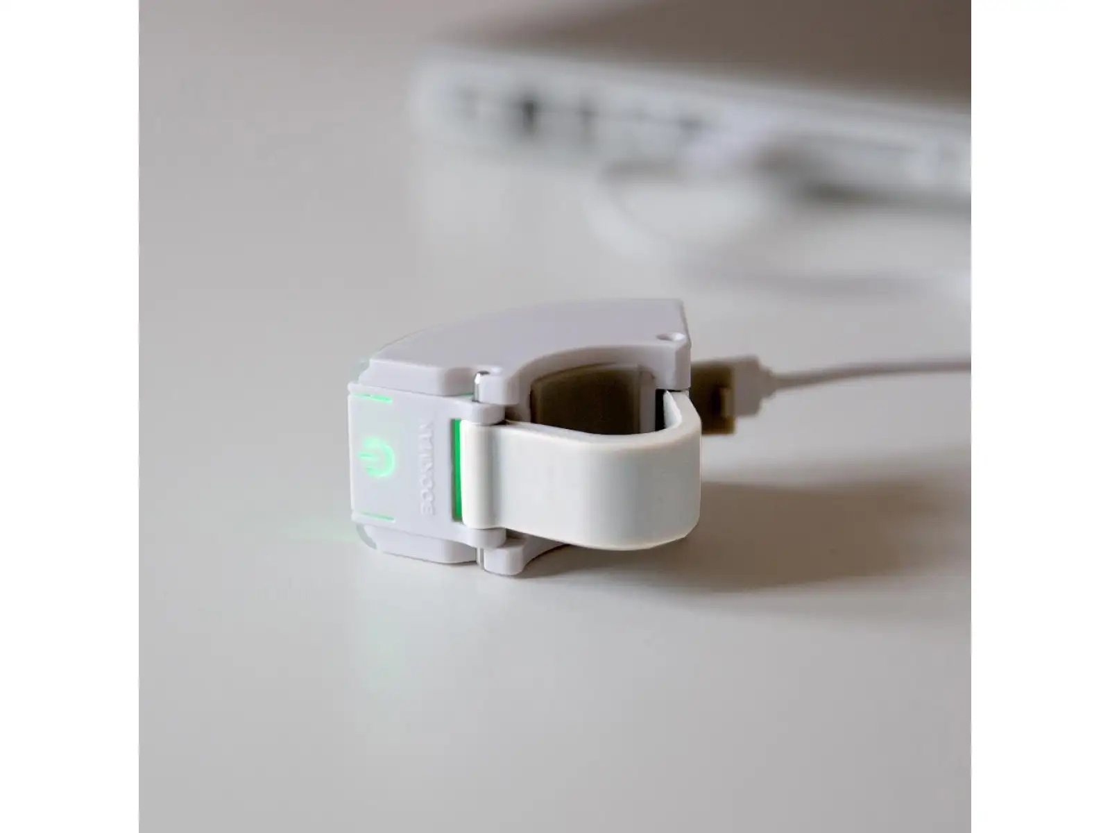 Bookman Curve přední světlo USB zelená