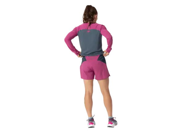 Dynafit Alpine Pro 2v1 dámské běžecké kraťasy Magenta