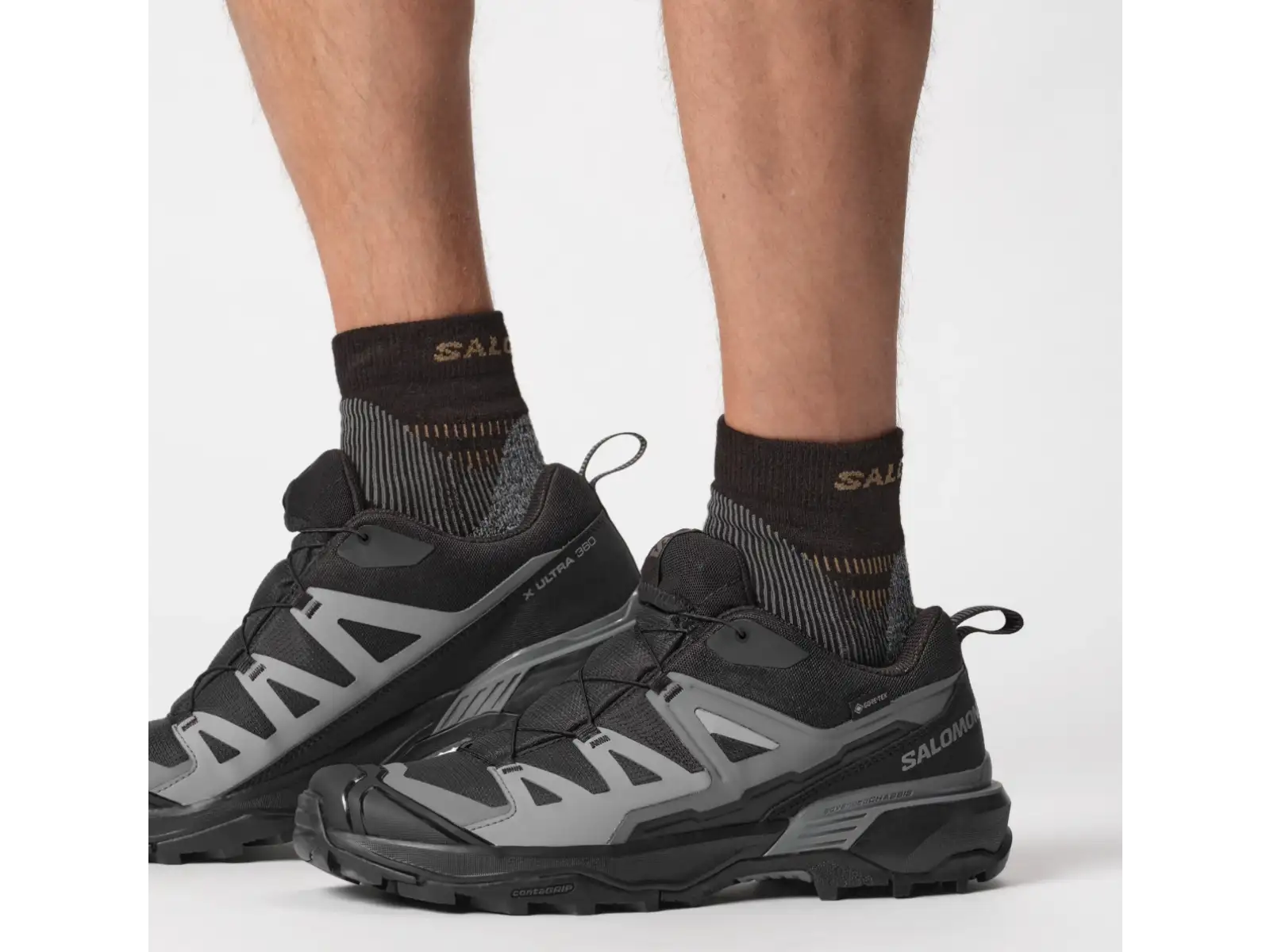 Salomon X Ultra 360 GTX pánská turistická obuv Black/Magnet/Quiet Shade