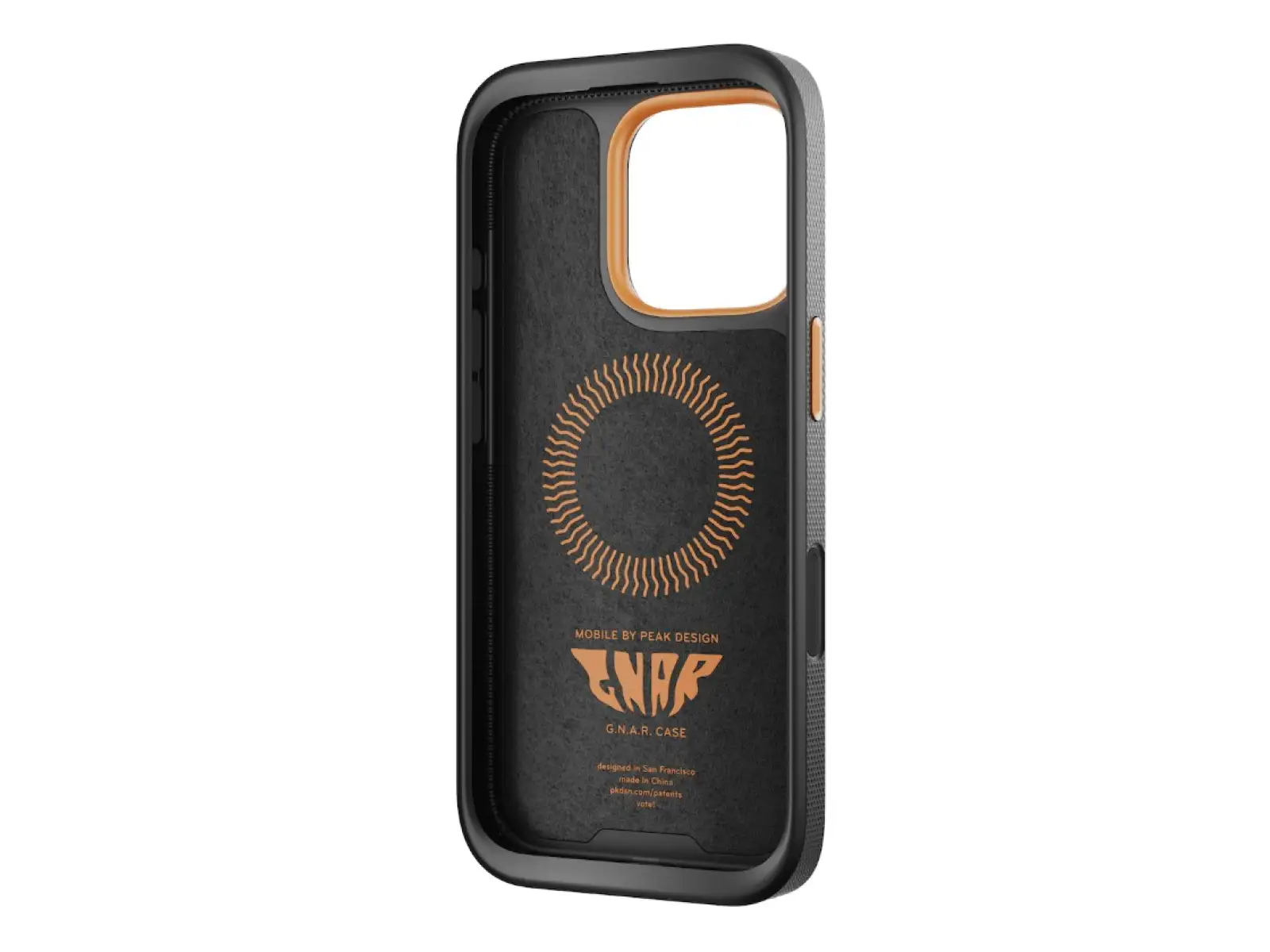 Peak Design G.N.A.R. Case pro iPhone 16 Pro Max Black