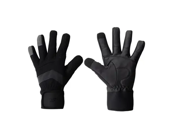 Force Warmer zimní cyklistické rukavice černá