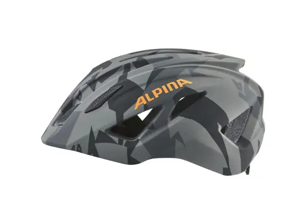 Alpina Pico Flash dětská přilba Black/Camo Orange Gloss