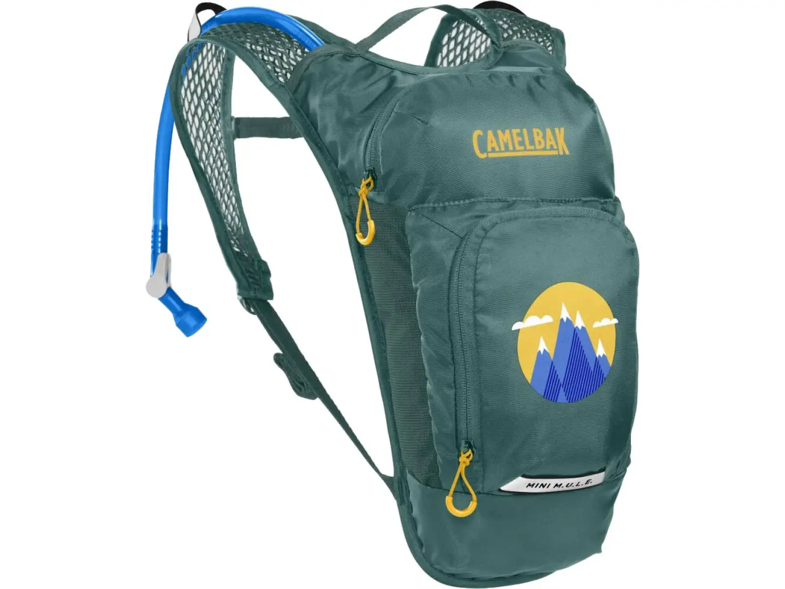 Camelbak Mini Mule dětský batoh 5 l + pitný vak 1,5 l Green/Mountains