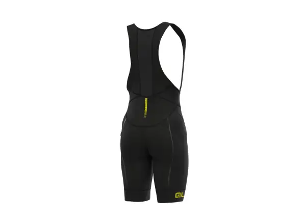 Alé R-EV1 Agonista Plus pánské kraťasy s vložkou a laclem black/fluo yellow