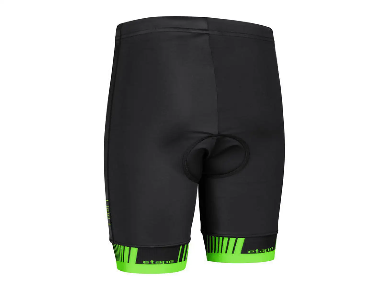 Etape Junior 2.0 dětské kraťasy s vložkou černá/zelená