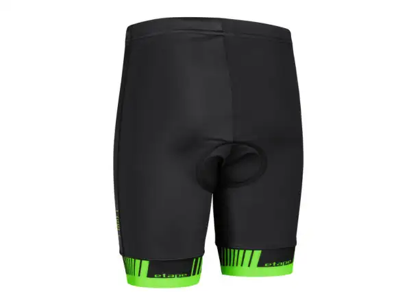 Etape Junior 2.0 dětské kraťasy s vložkou černá/zelená