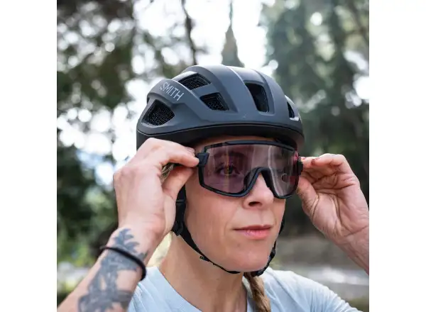 Smith Wildcat cyklistické brýle Matte Black/ChromaPop Photochromic Clear To Gray