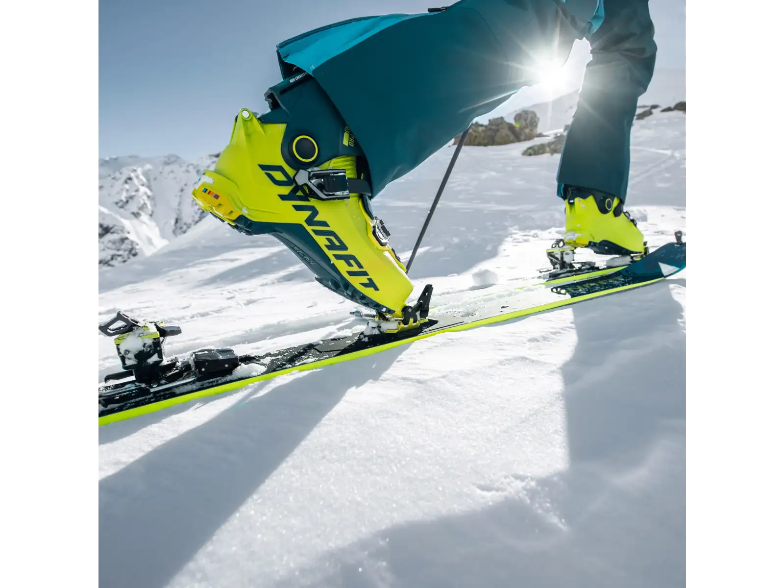 Dynafit Radical Pro pánské skialpové boty Petrol/Lime Punch