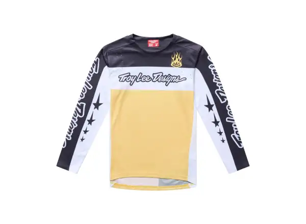 Troy Lee Designs Youth Sprint Pro dětský dres dlouhý rukáv Yo Moto Butter Real Teal