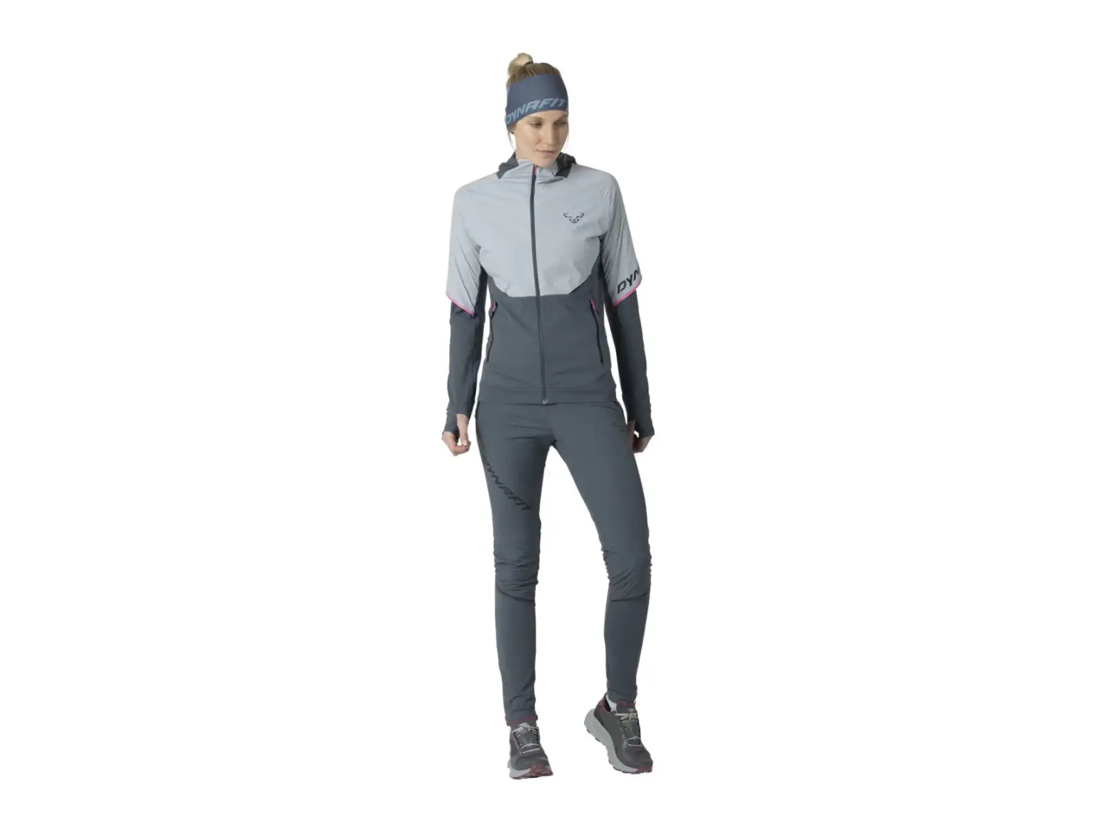 Dynafit Alpine Hybrid dámská běžecká bunda Cloud Blue