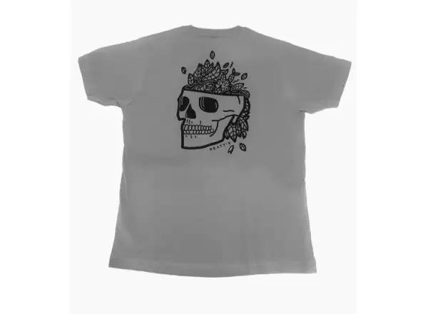 Peatys Skull pánské triko krátký rukáv Grey