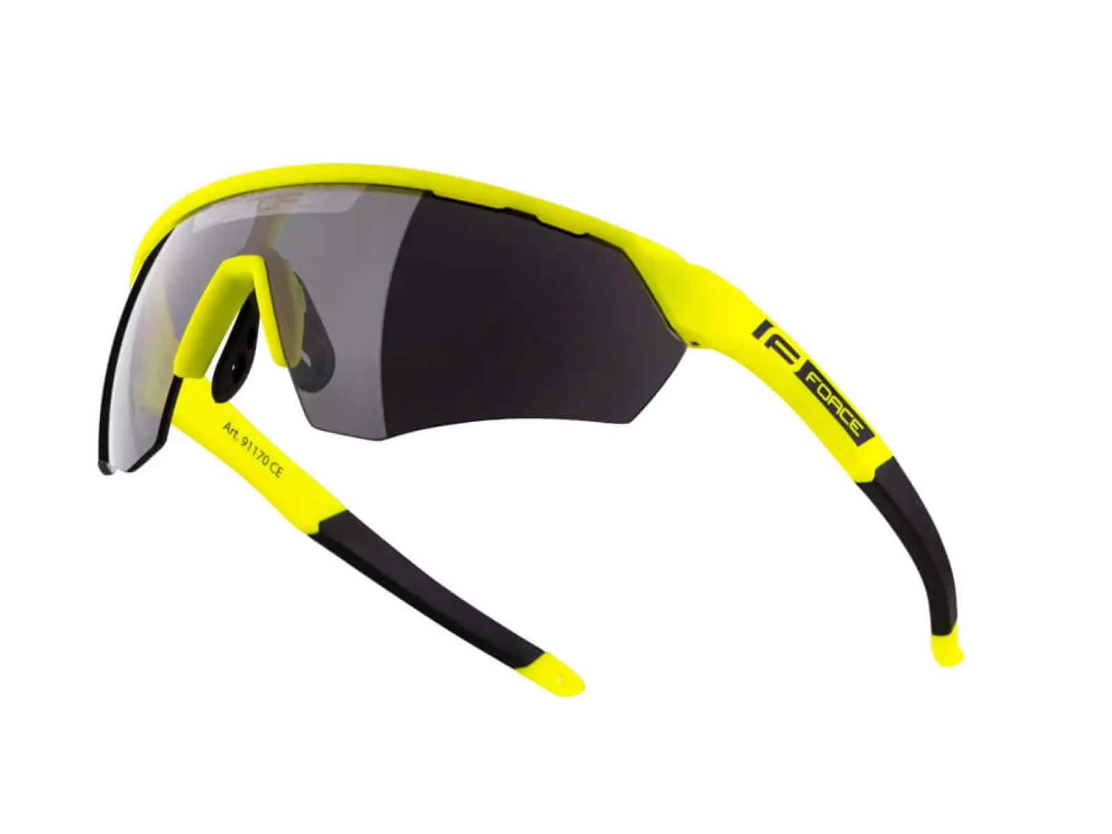Force Enigma cyklistické brýle fluo/černá skla