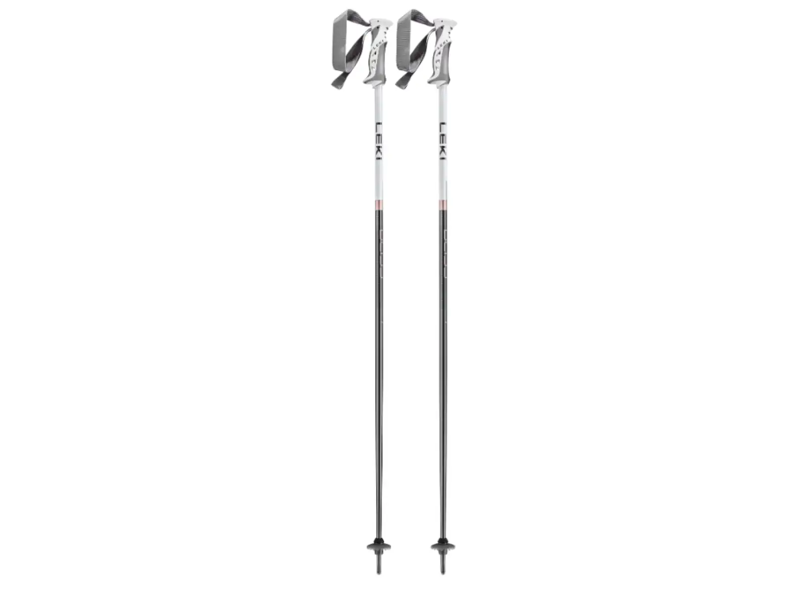 Leki Bliss sjezdové hole Gunmetal/White/Rosegold