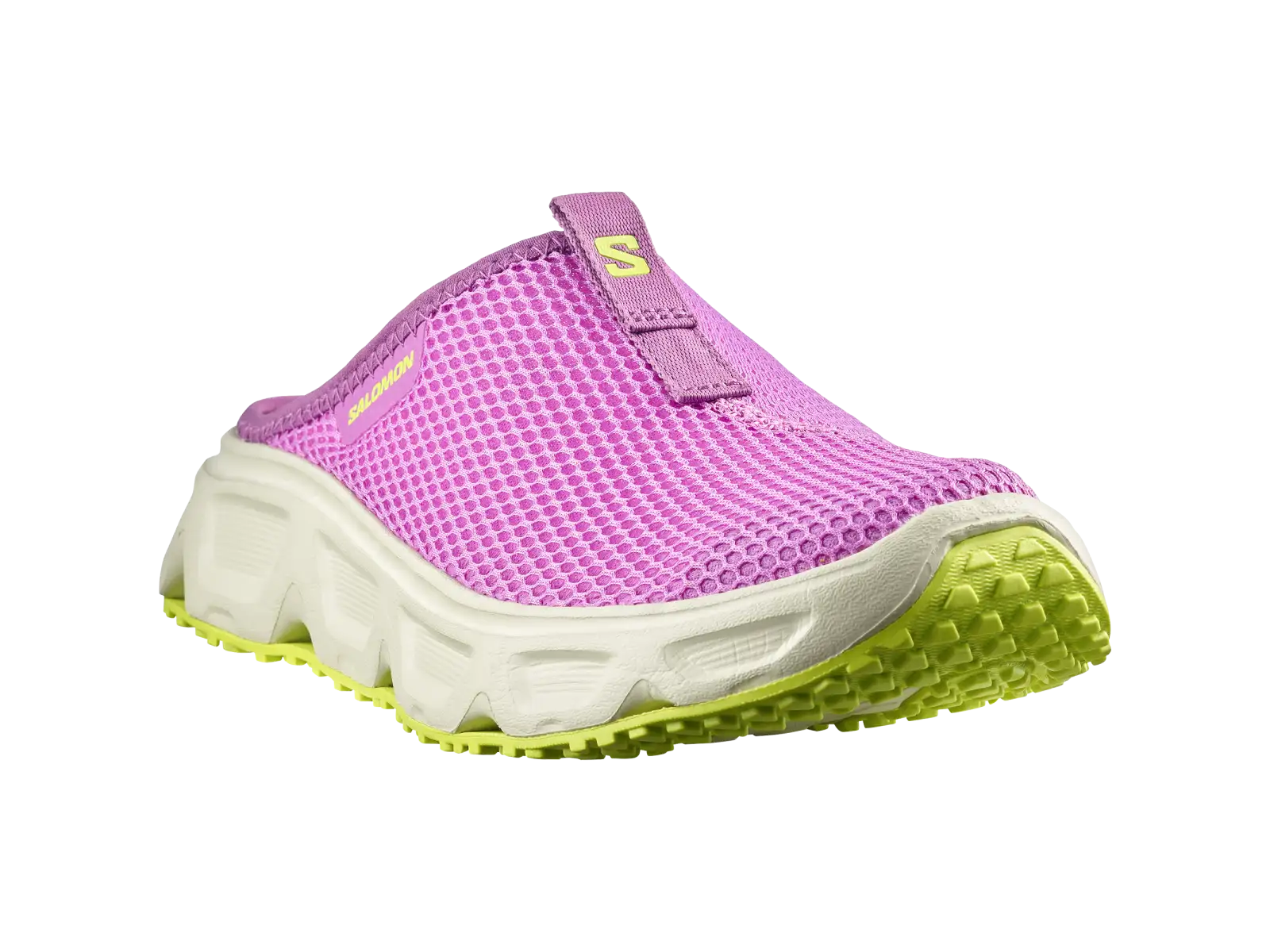 Salomon Reelax Slide 6.0 dámské pantofle Iris Orchid/Asparsgud Green/Acid Lime