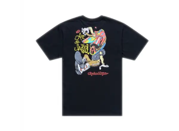 Troy Lee Designs Heritage  pánské triko krátký rukáv Black