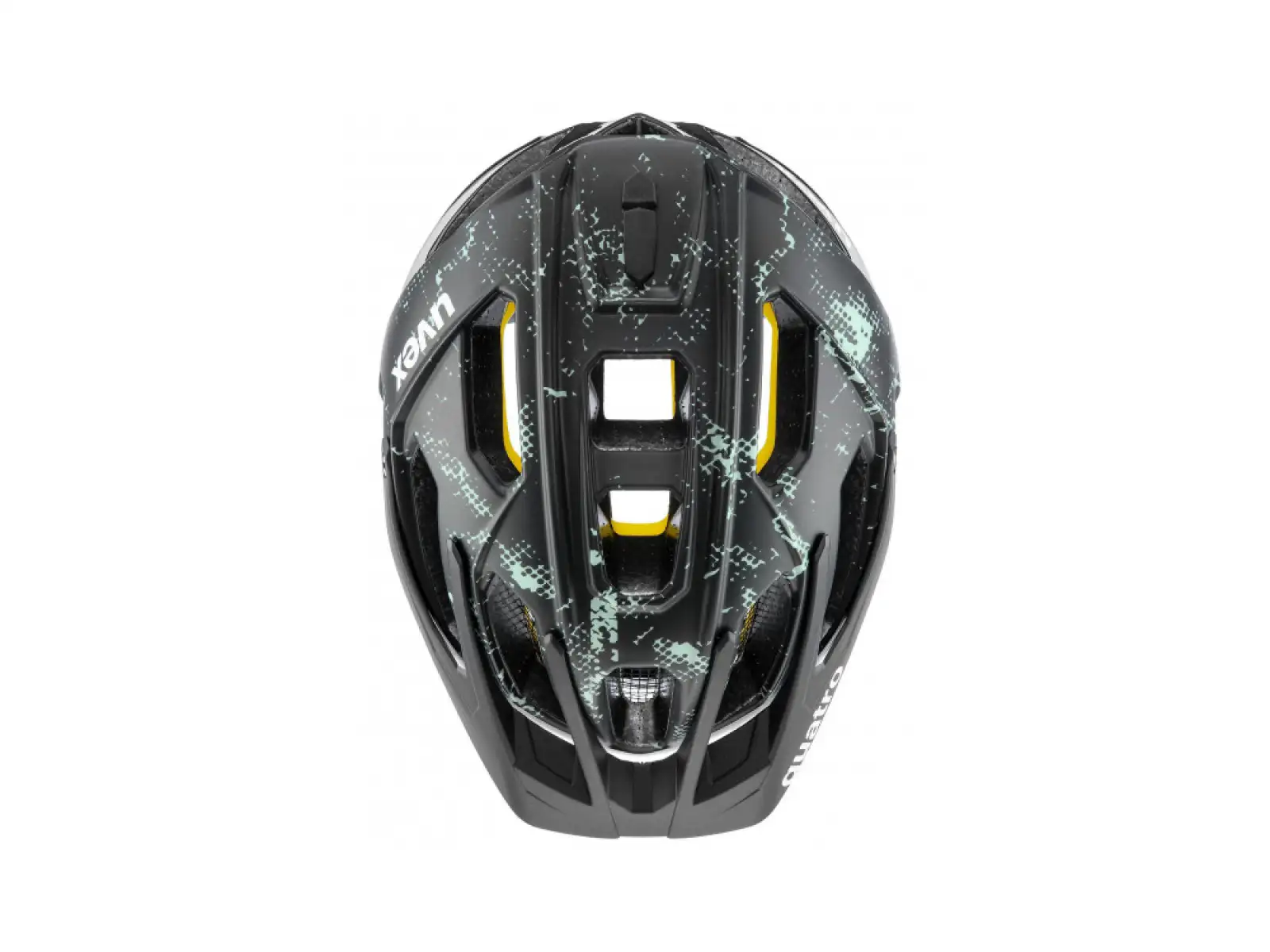 Uvex Quatro CC MIPS přilba Black/Jade Matt