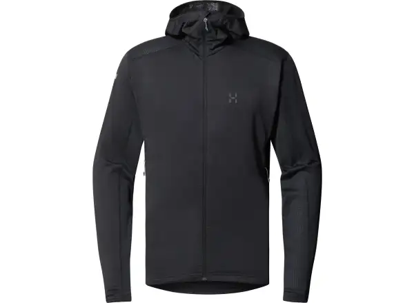 Haglöfs L.I.M Mid Multi Hood pánská mikina  True Black
