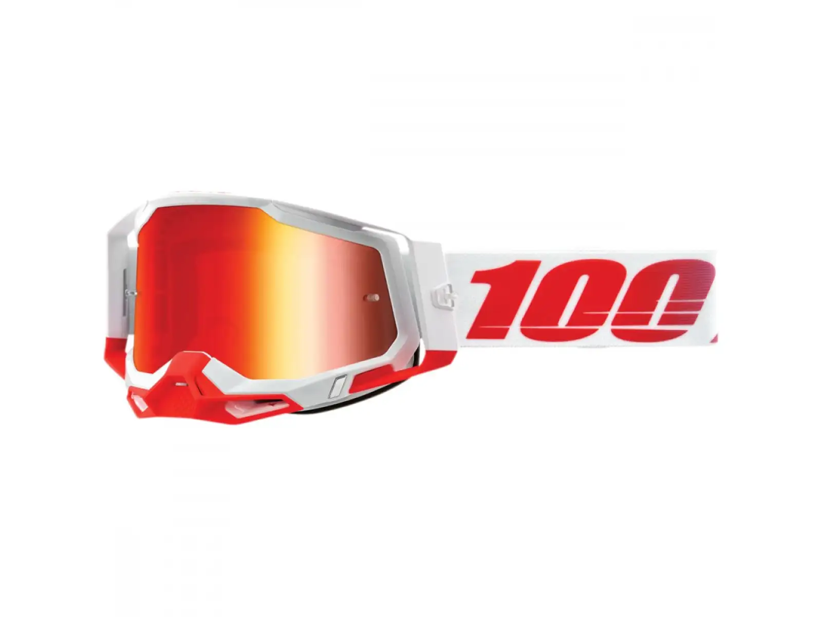100% Racecraft 2 brýle St Kith/Mirror Red Lens
