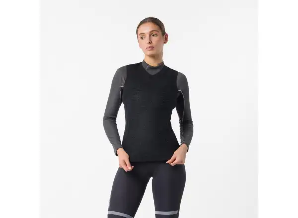 Castelli Gold Days dámská prostřední vrstva bez rukávů Black