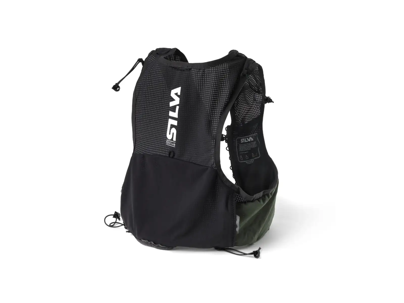 Silva Strive Fly Green běžecká vesta tmavě zelená