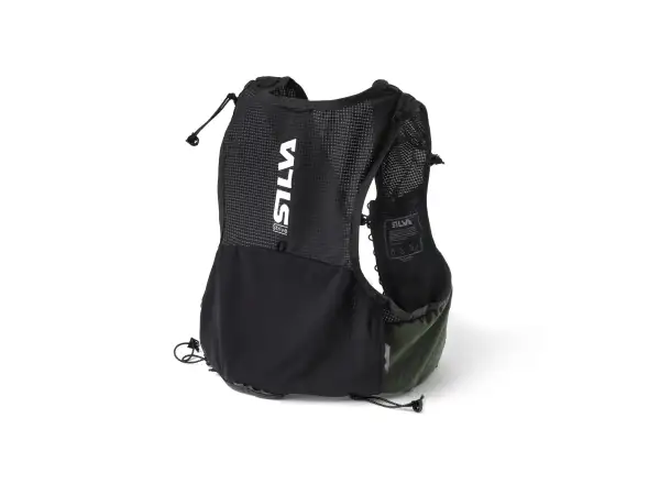 Silva Strive Fly Green běžecká vesta tmavě zelená