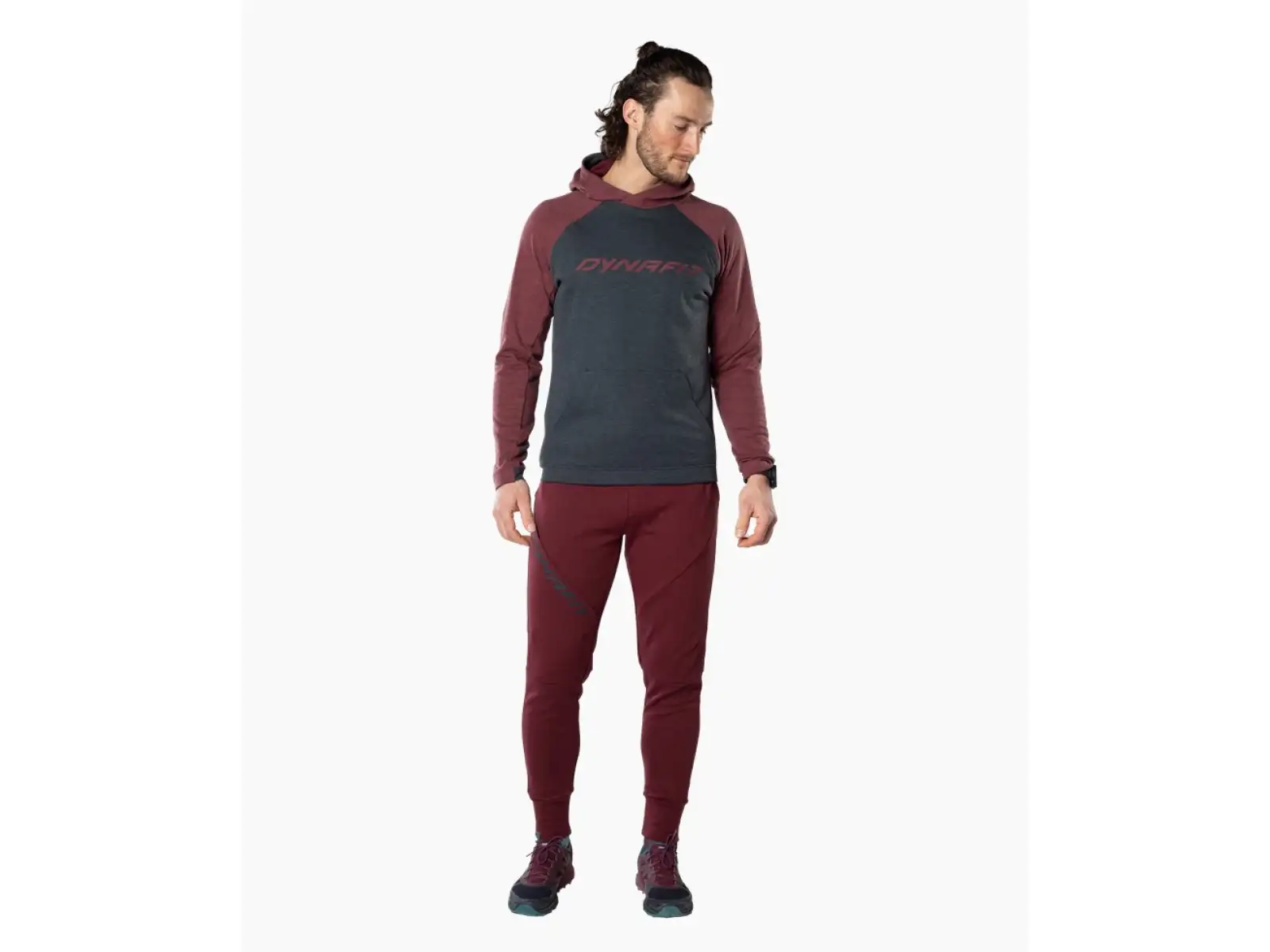 Dynafit 24/7 Polartec Hoody pánská mikina Burgundy