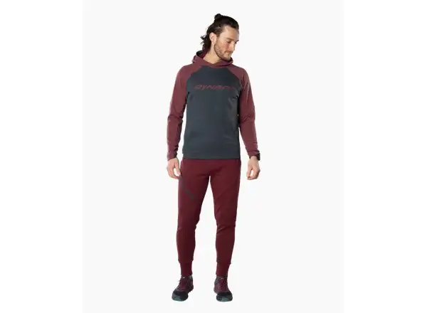 Dynafit 24/7 Polartec Hoody pánská mikina Burgundy