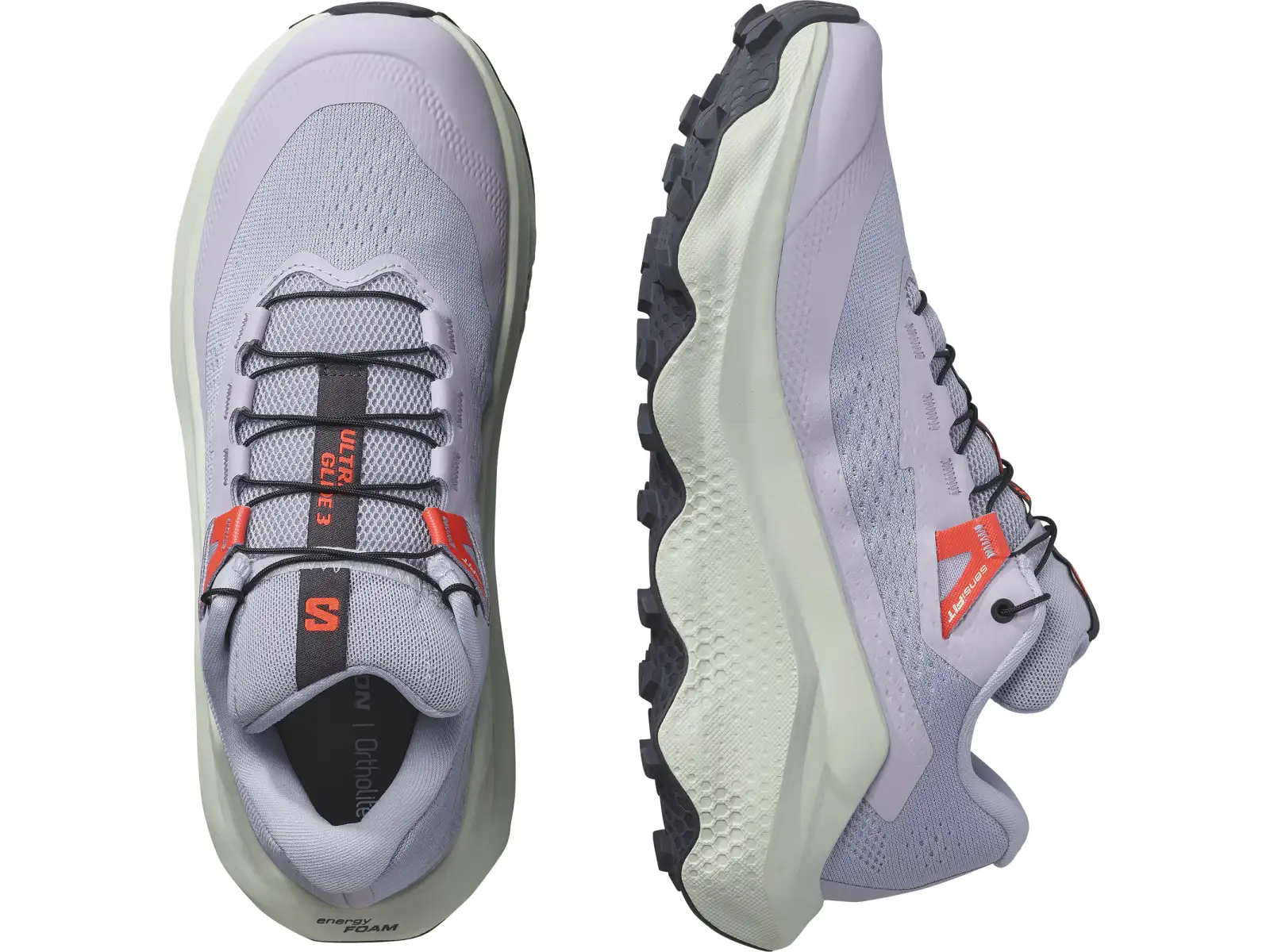 Salomon Ultra Glide 3 dámská běžecká obuv Cosmic Sky/Icicle/Neon Flame