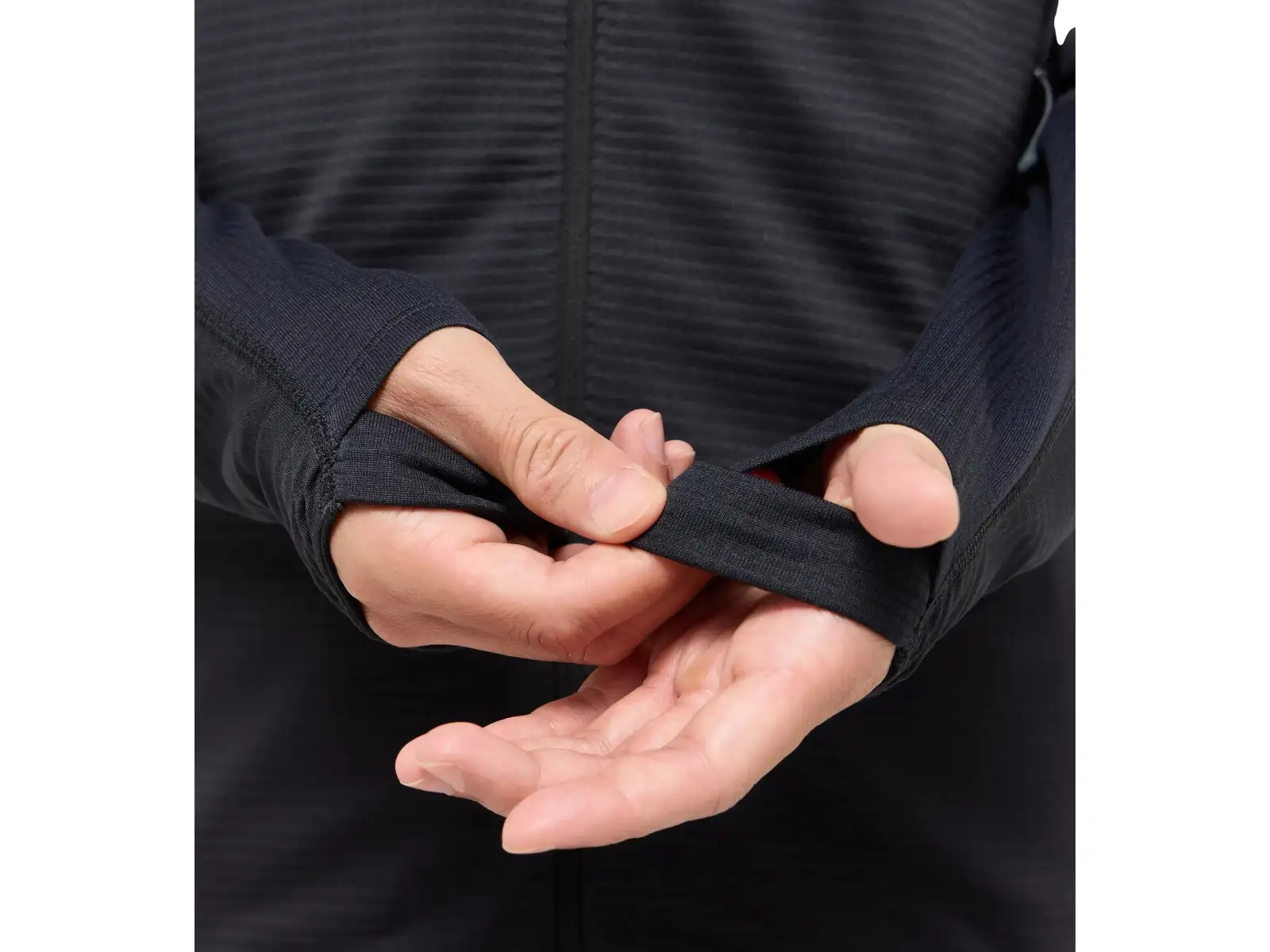 Haglöfs L.I.M Mid Multi Hood pánská mikina  True Black