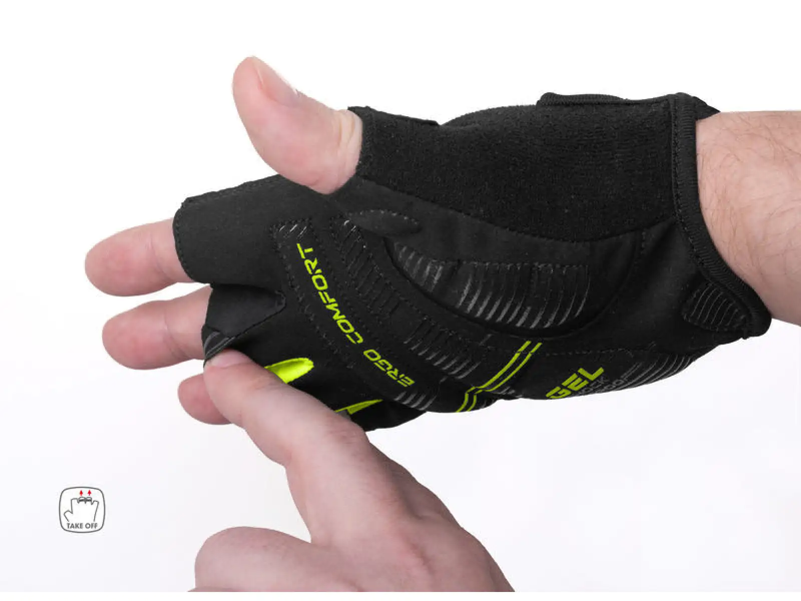 Etape Speed 2.0 rukavice černá/žlutá fluo