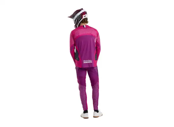 Troy Lee Designs x SRAM Sprint Ultra pánská dres dlouhý rukáv Radioscape Fuchsia