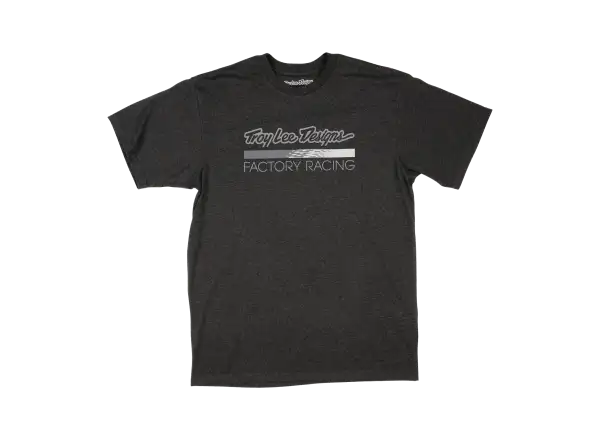 Troy Lee Designs Factory Racing pánské triko krátký rukáv Black heather/Gray
