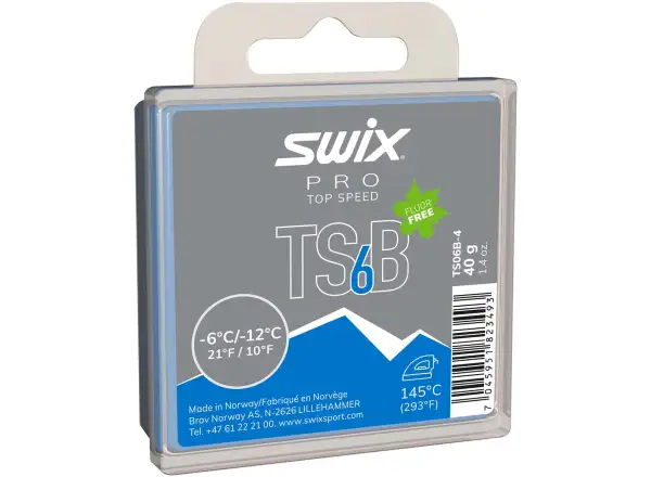 Swix TS06B Top Speed skluzný vosk 40 g