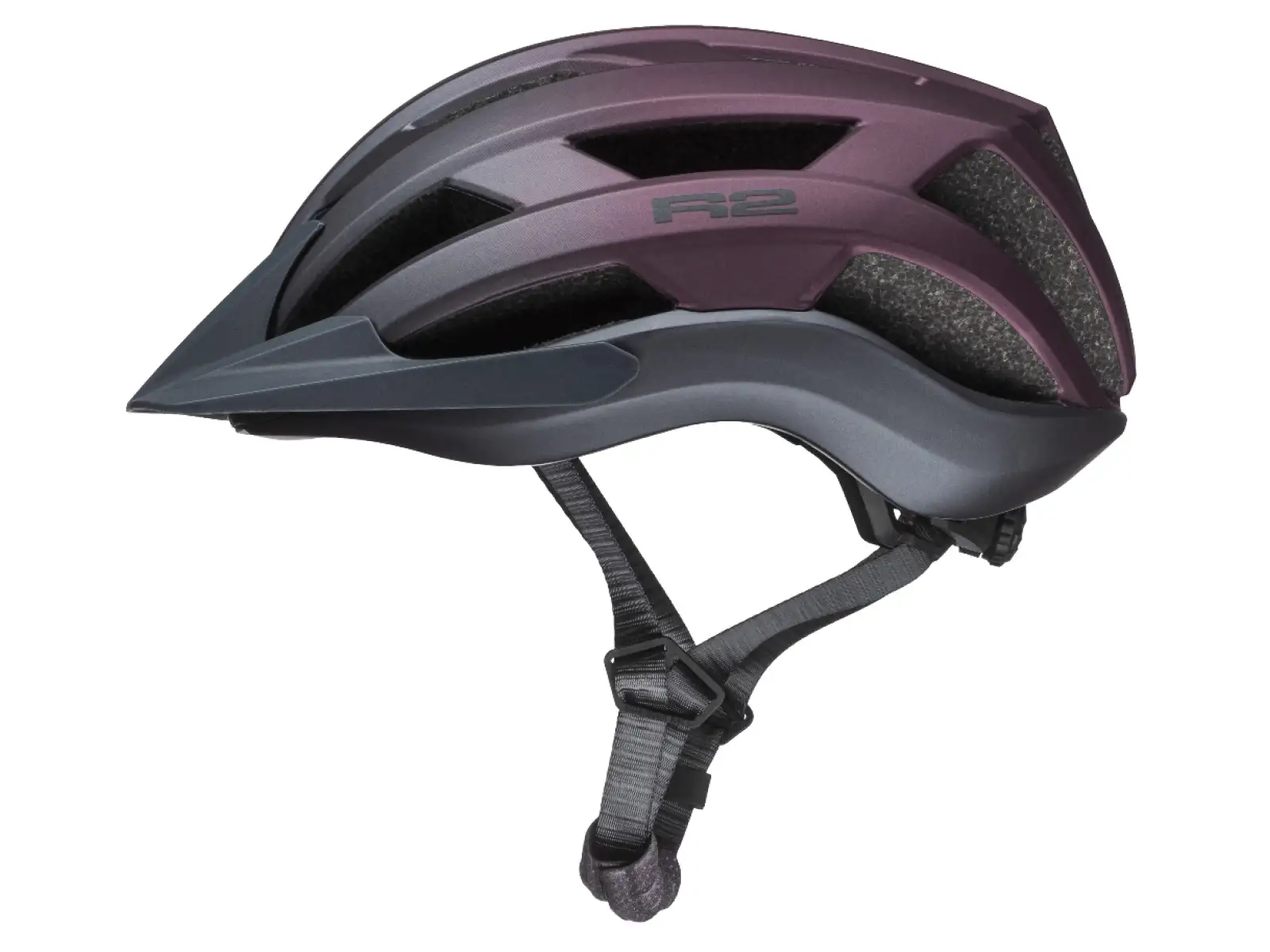 R2 Explorer cyklistická přilba modrá/fialová