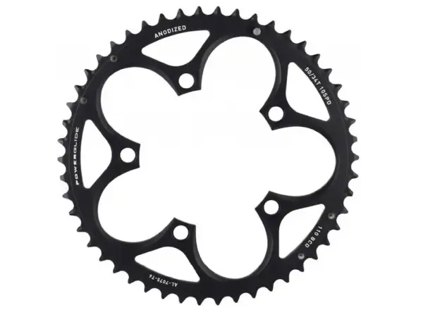 Sram silniční převodník 50 zubů V2 110 BCD Al černá (pro 50/34)